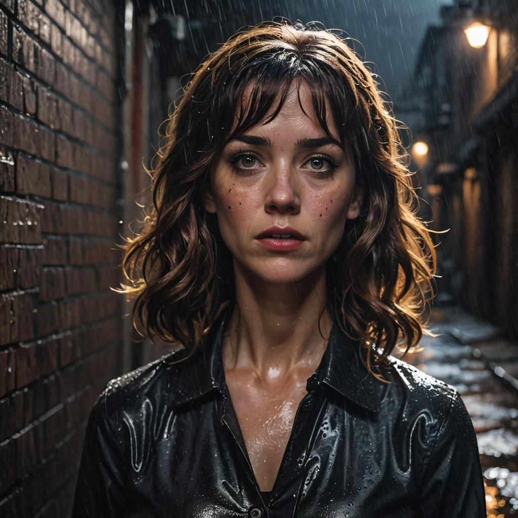 April O'Neil shocked.