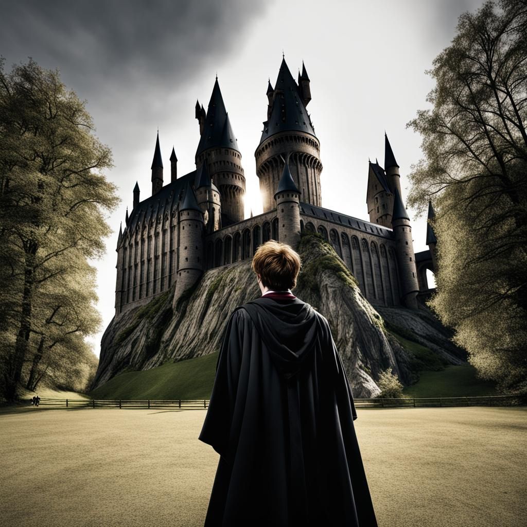Harry potter, seen from the ground