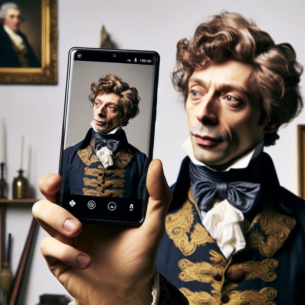 Selfie in the 1700s