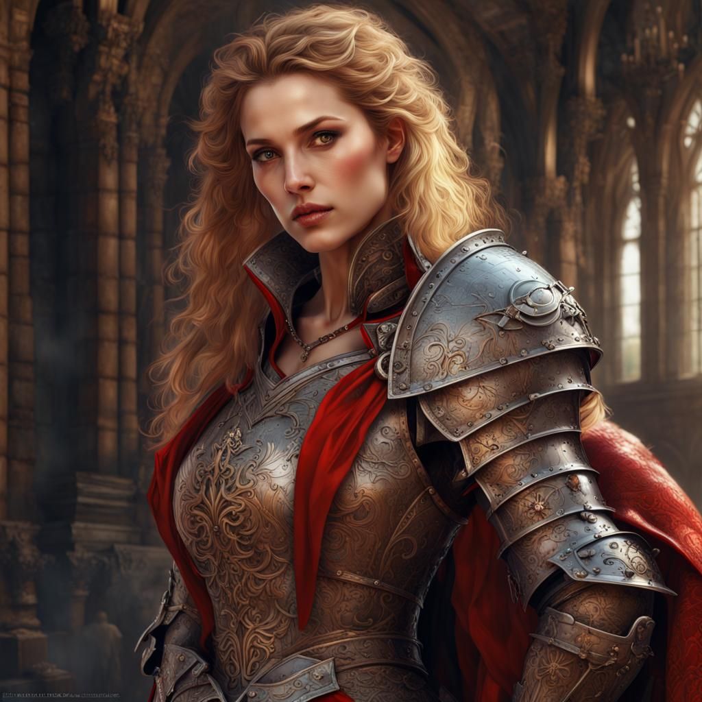 Female knight - AI Generated Artwork - NightCafe Creator