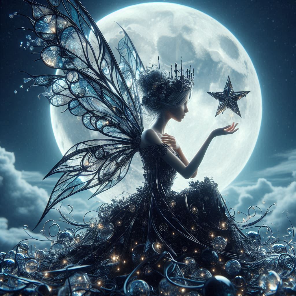 The Dark Fairy & The Star  by @EowElysion