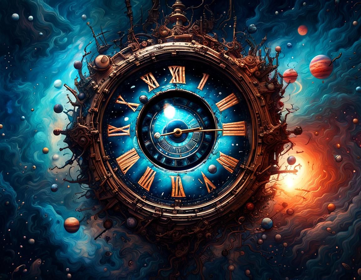 Space and Time - AI Generated Artwork - NightCafe Creator