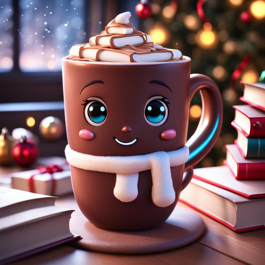 Smiling during Christmas - AI Generated Artwork - NightCafe Creator