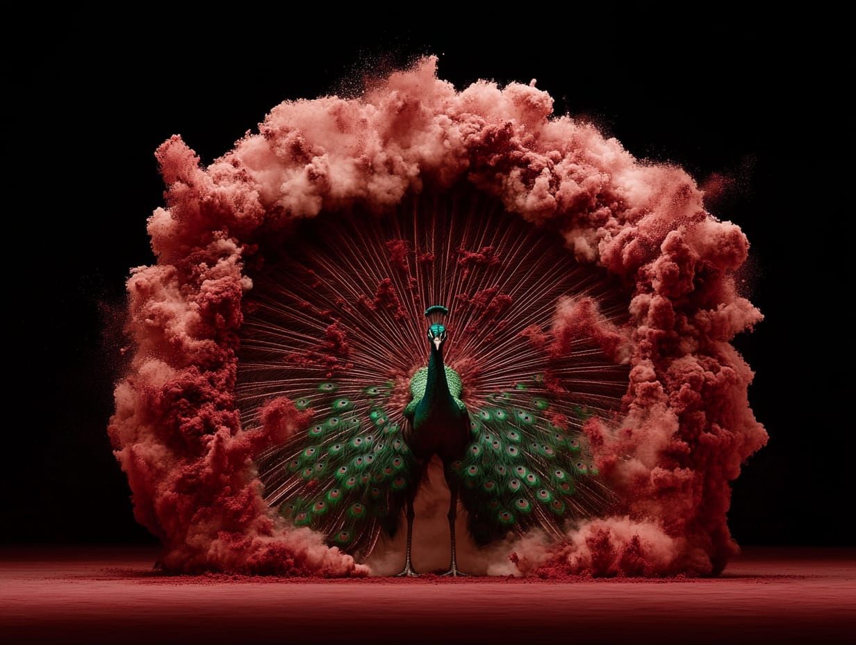 famous peacock