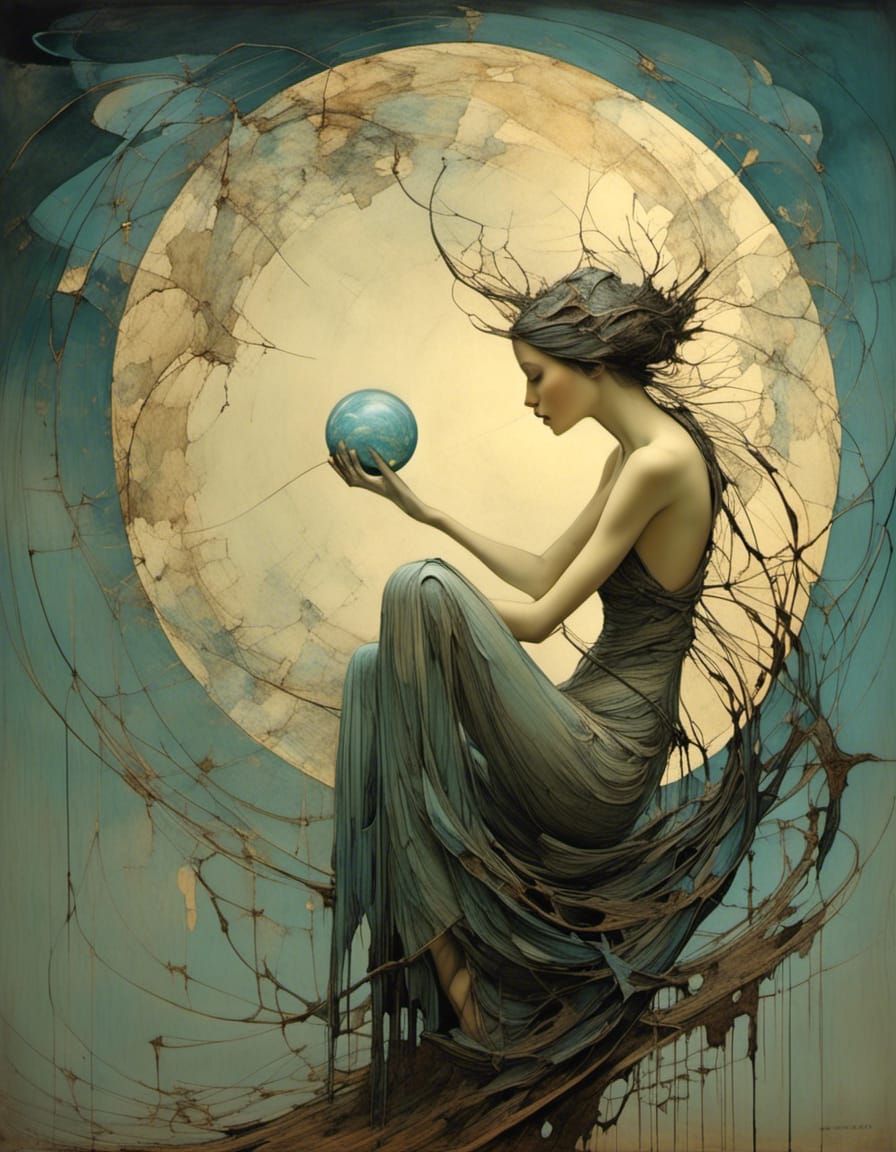 Goddess of the Moon  by @Chance