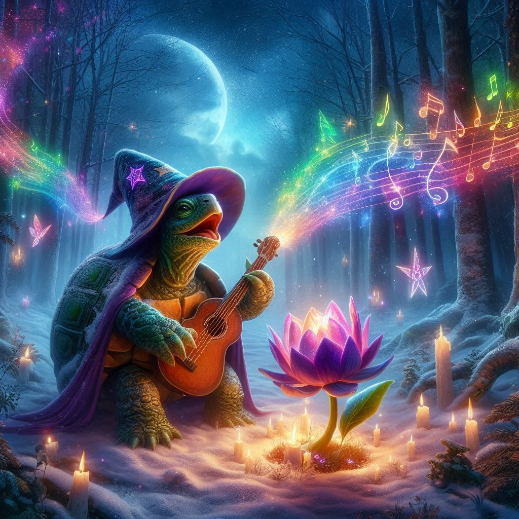 Flower, gleam and glow