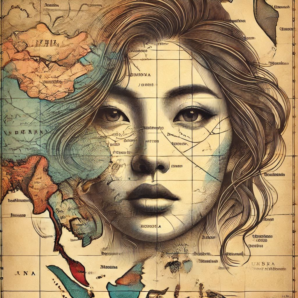 I want to sail her face and take shelter between her lips