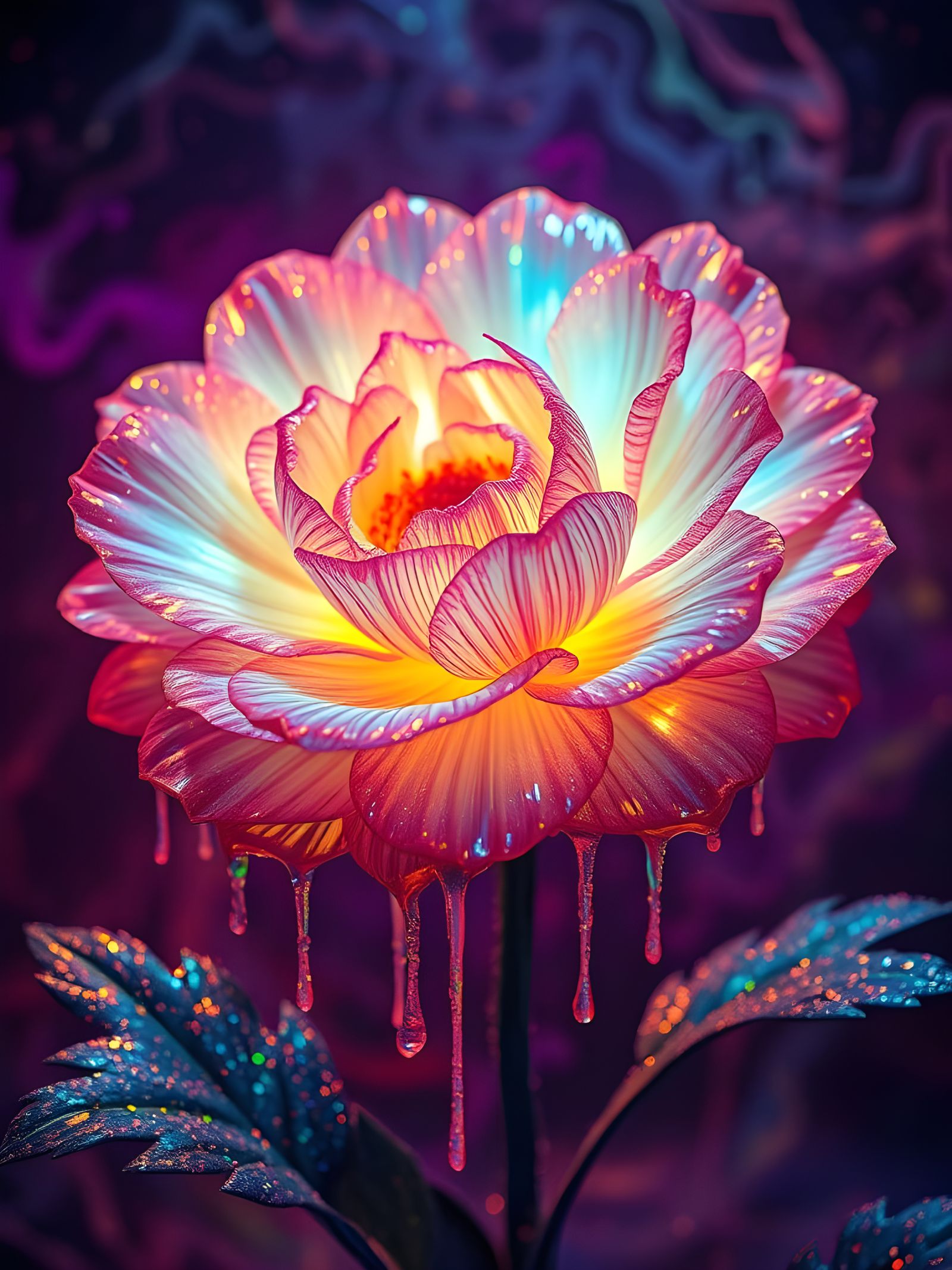 Melting Chromatic Carnation   by @DeviLiViciousiLique X