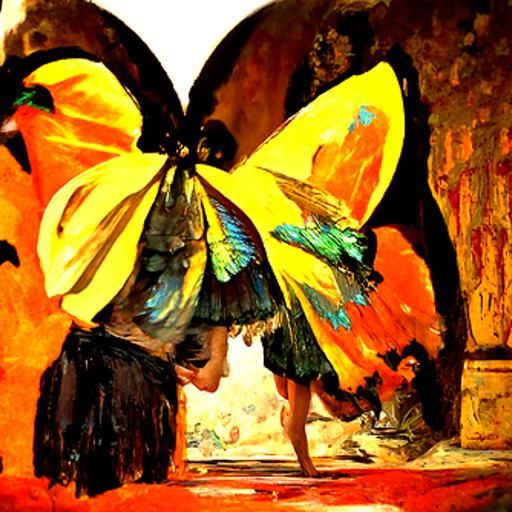 Degas butterflies