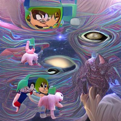 a glimpse into an alternate dimension