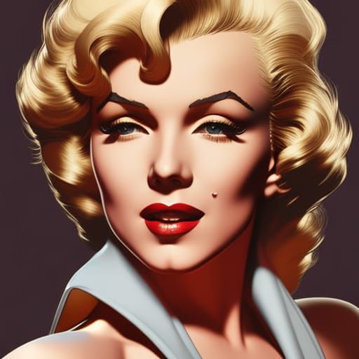 Marilyn - AI Generated Artwork - NightCafe Creator