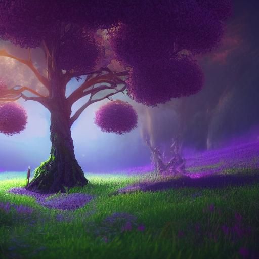 Who's that standing at the base of that tree?