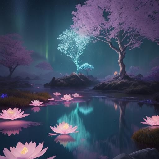 Aurora Blossom Lagoon