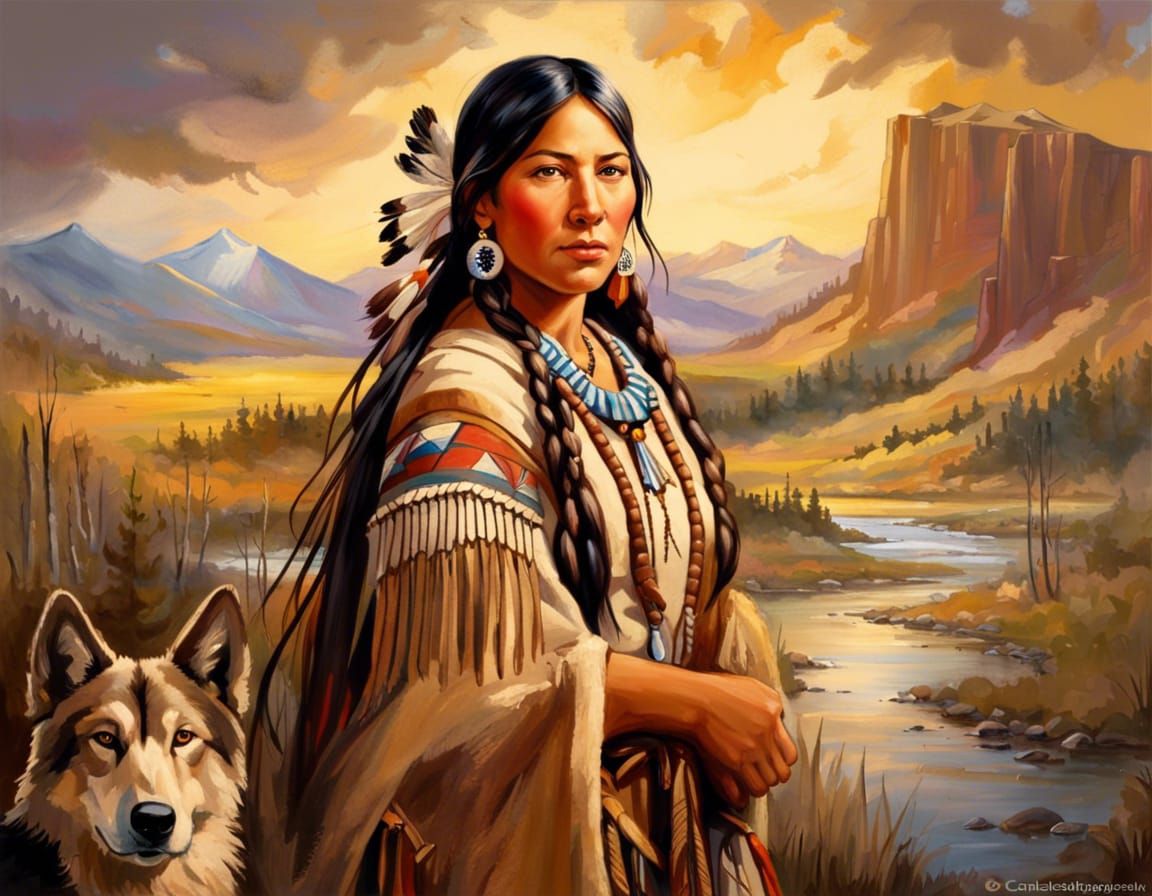 Sacagawea, One of the Most Famous Women in American History  by @Angel666