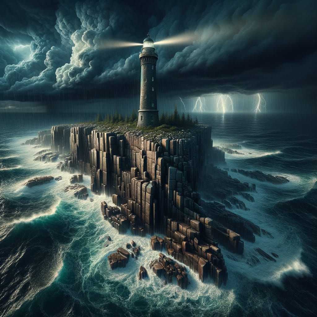 Dramatic Lighthouse