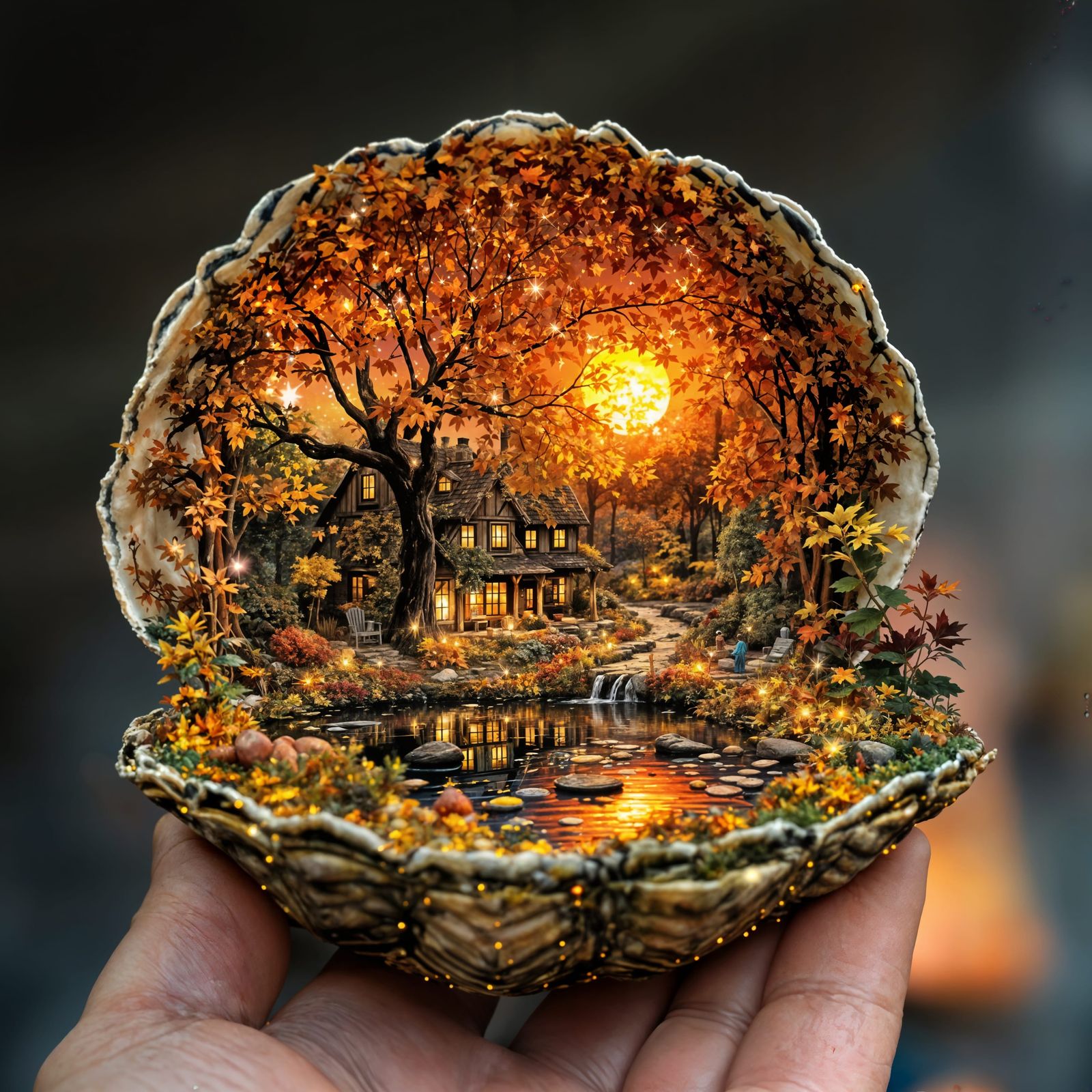 Autumn’s Hidden Haven  by @Artificial Artistry