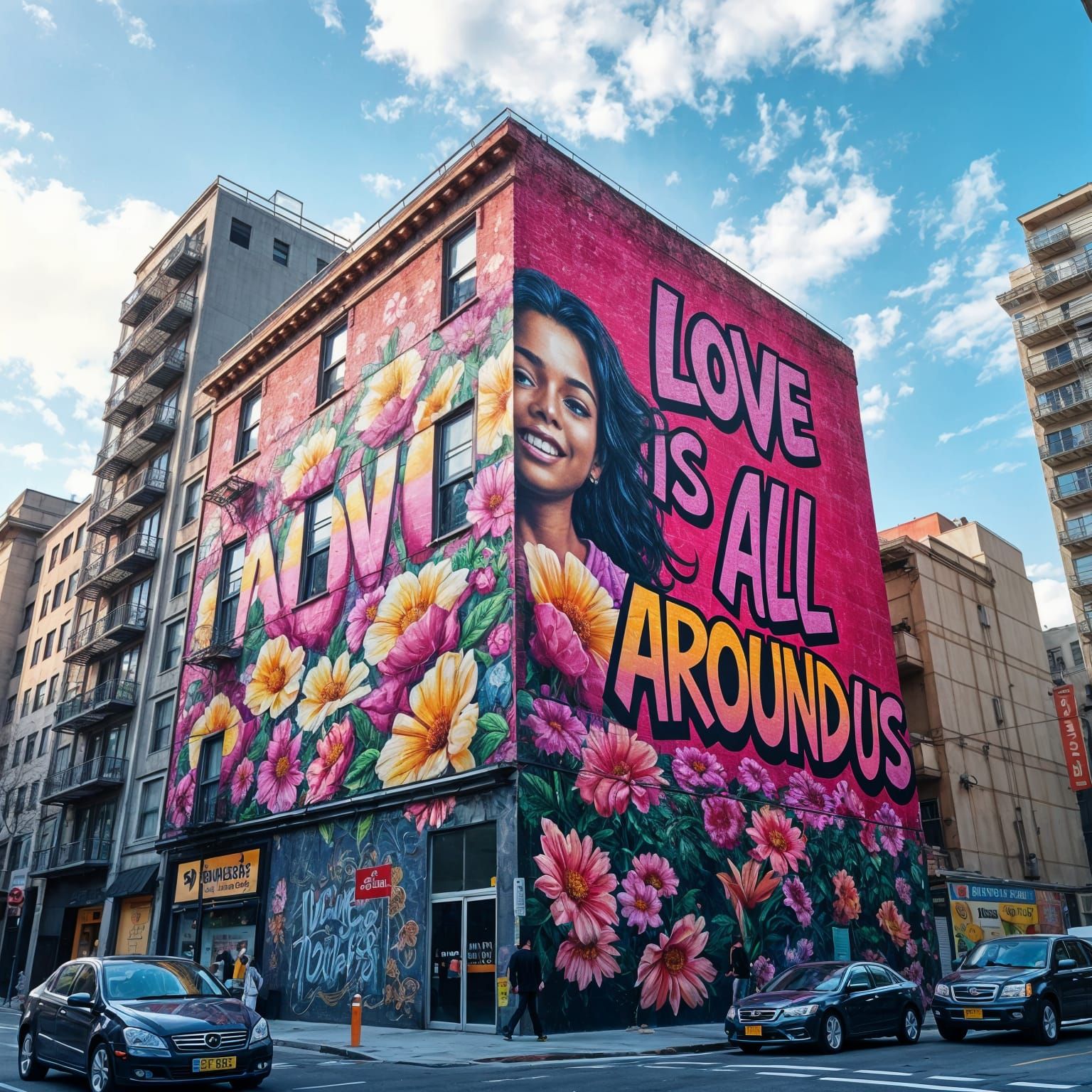 Inspirational mural