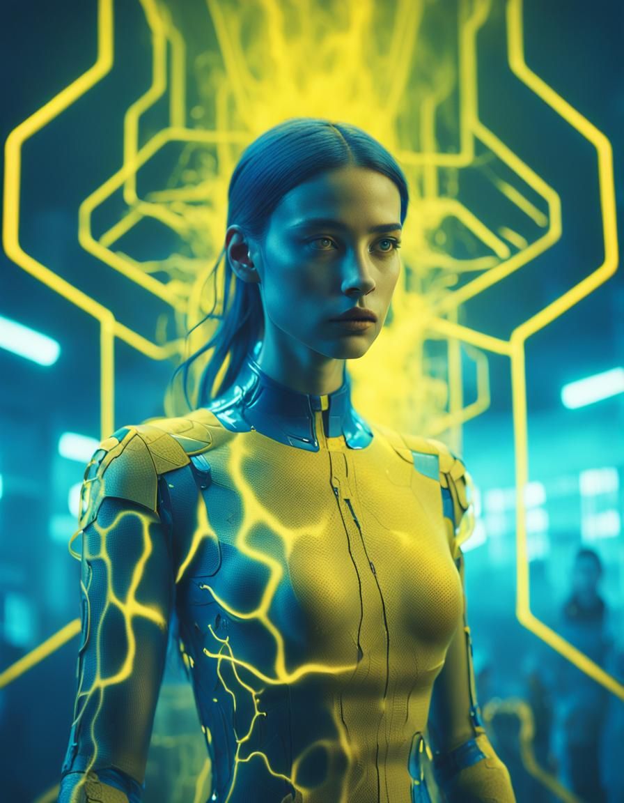Human subconsciousness in the form of neural circuits, yello...