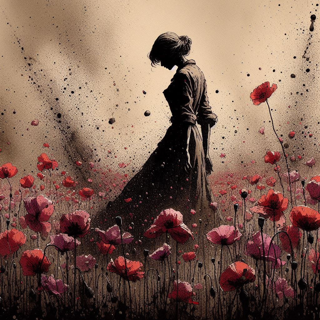 Whispers through the poppies - recreation