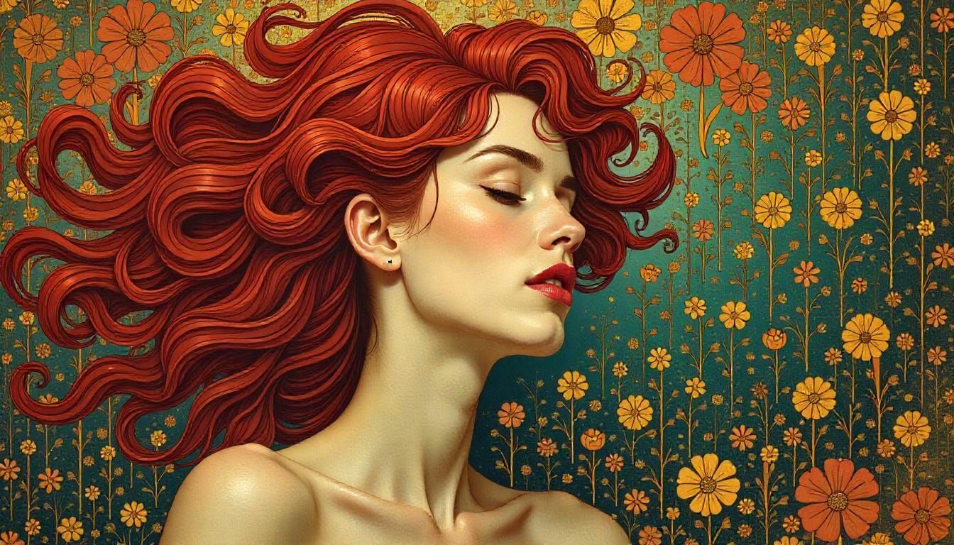 Alphonse Mucha Style