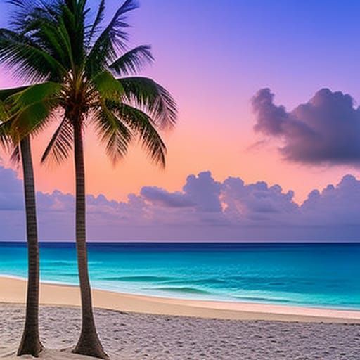 Magical tropical island