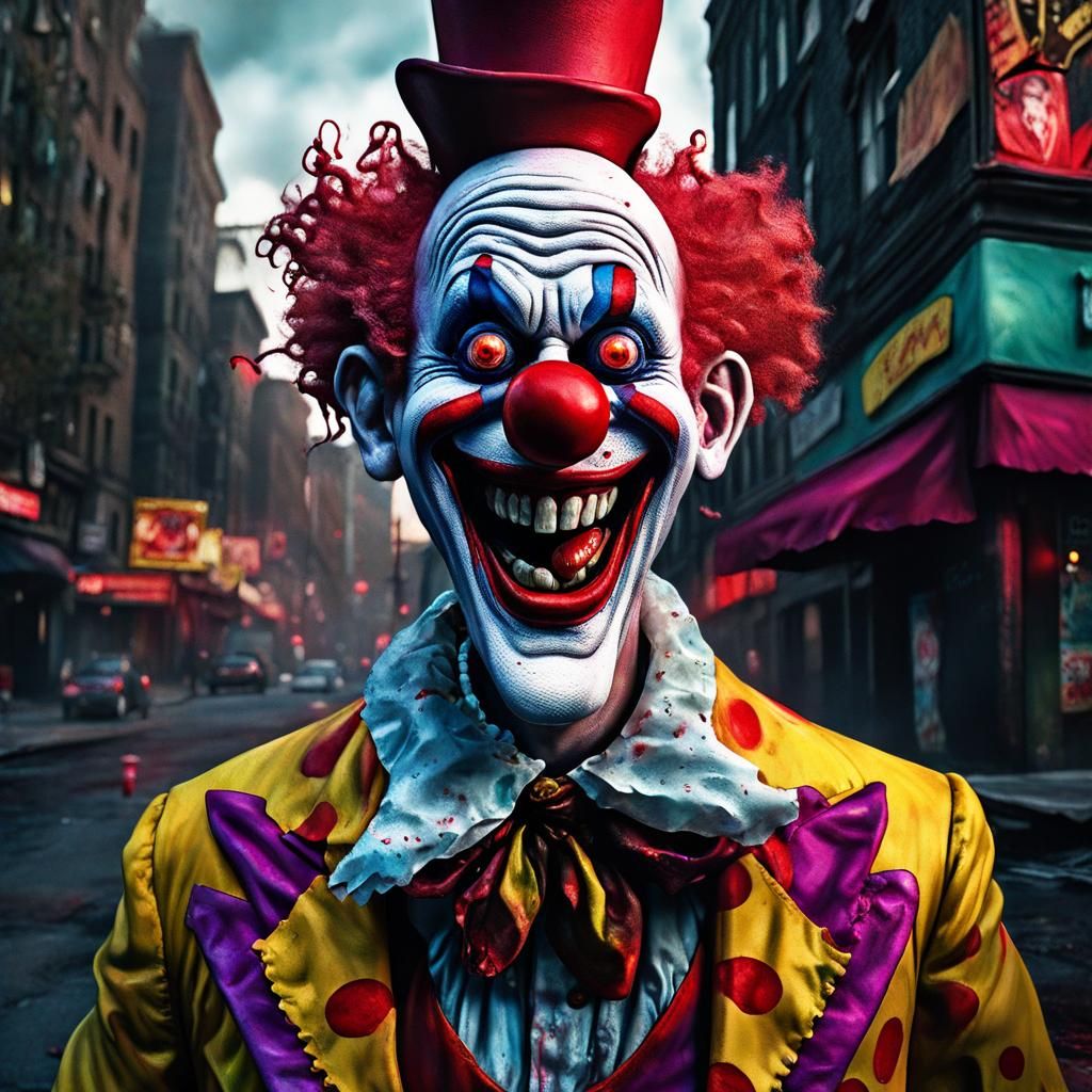 Clown - AI Generated Artwork - NightCafe Creator