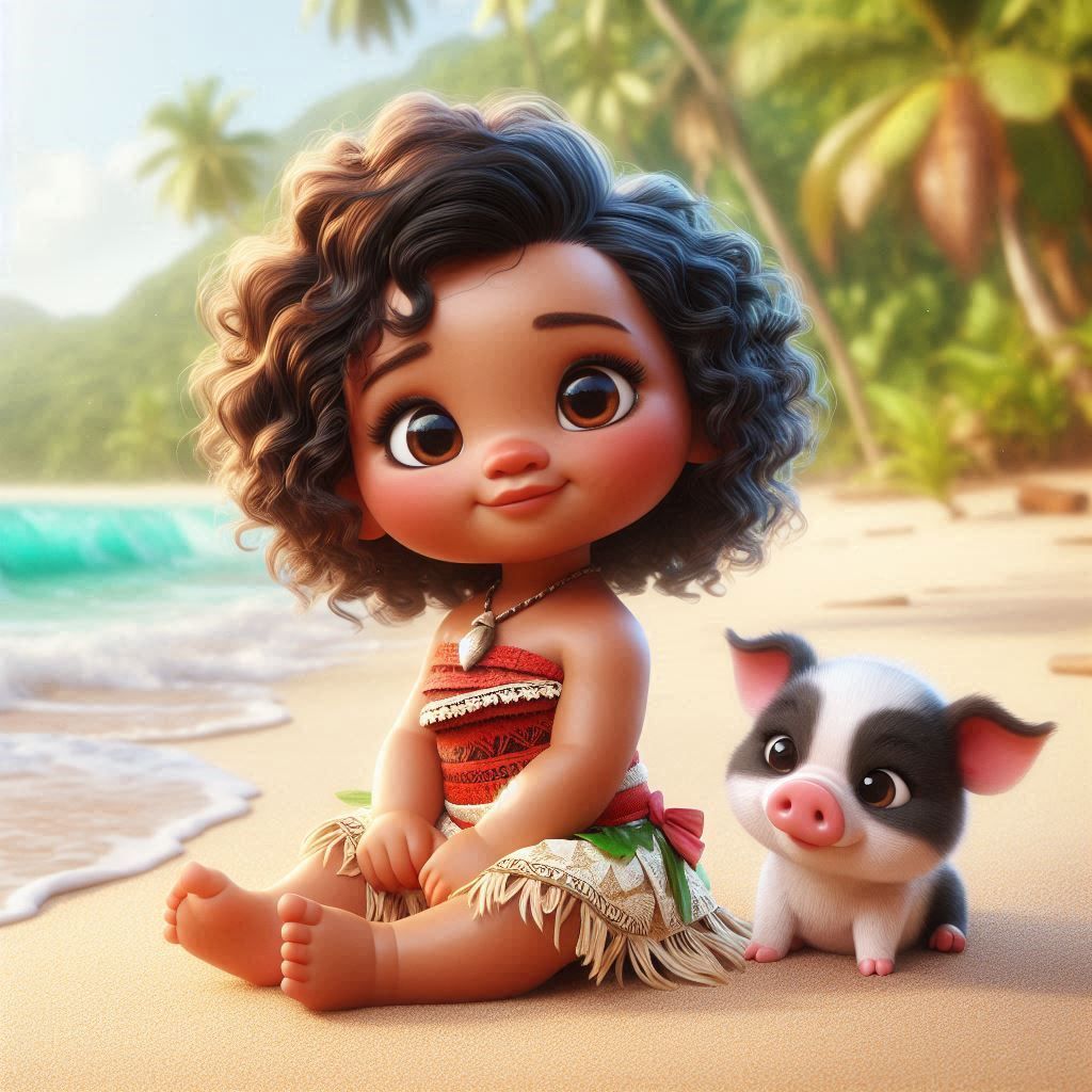 Baby Moana & Pua