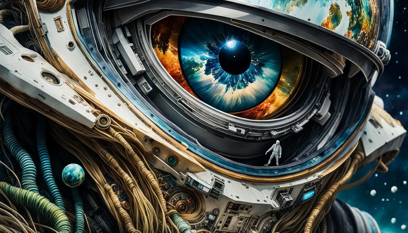 Reflected Spaceman on Alien Planet: DreamWorks Animation Sty...