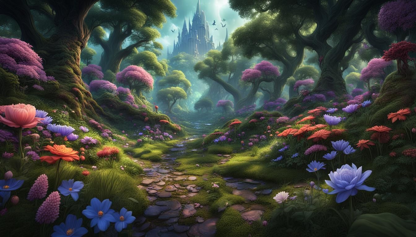 Whispering Woodland Realm - AI Generated Artwork - NightCafe Creator