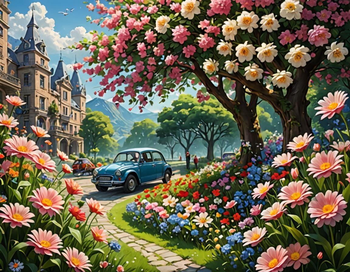 flower garden 