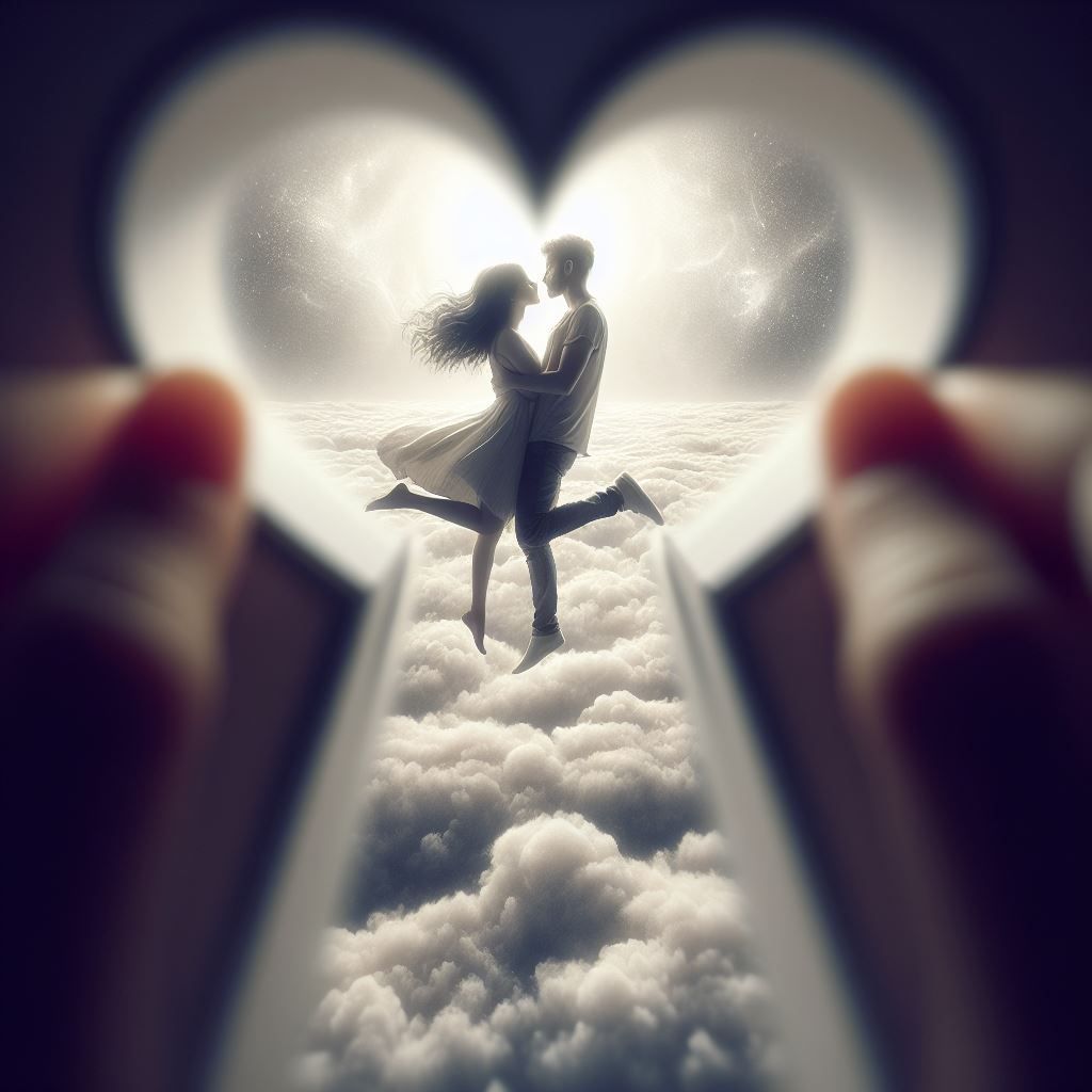 Love will make you feel as light as a cloud