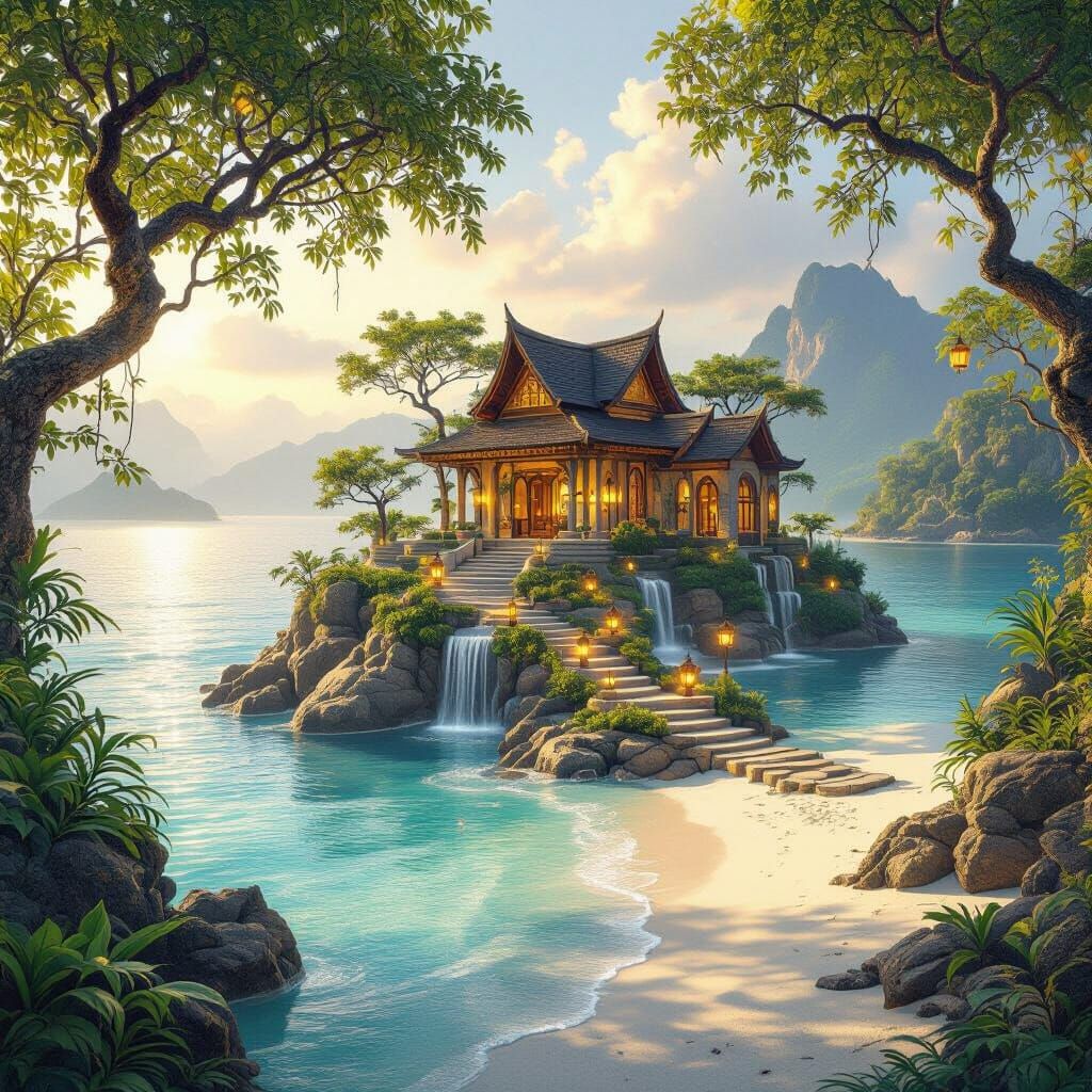 Island Retreat  by @Carl Sabanski