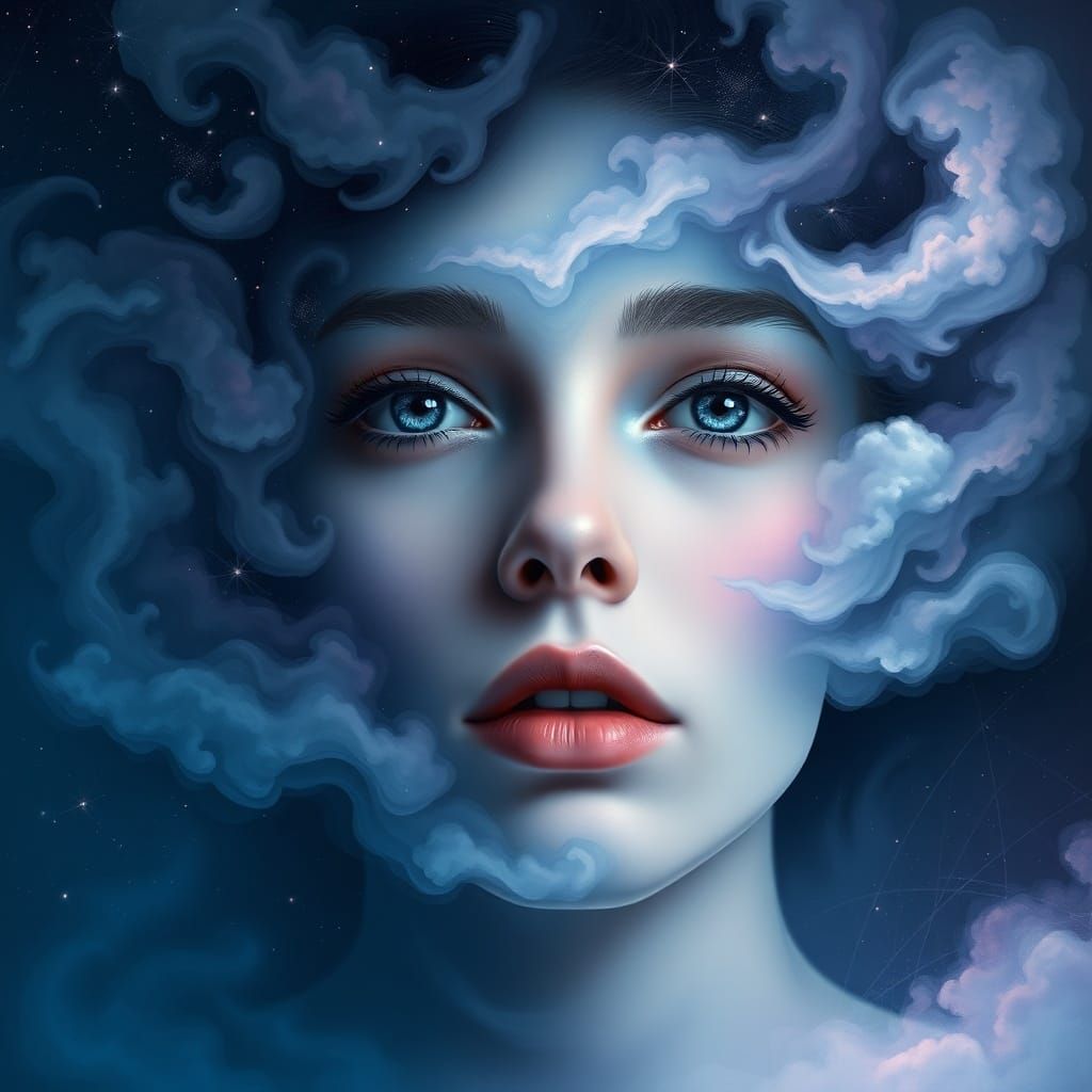 surreal portrait   by @Didier B