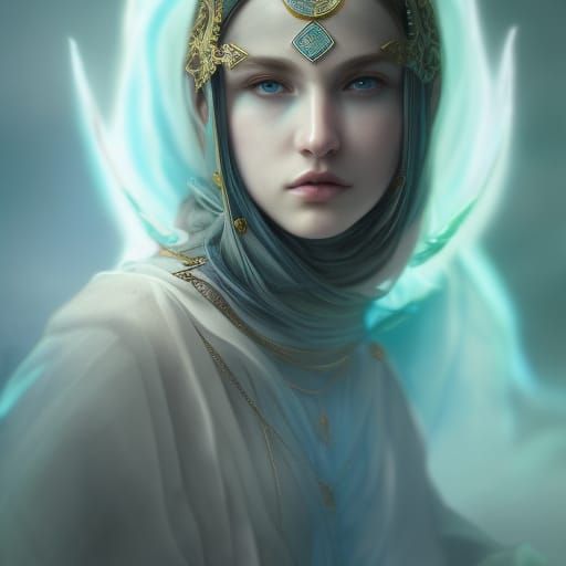 Fire Angel (revisit) AI Generated Artwork NightCafe Creator