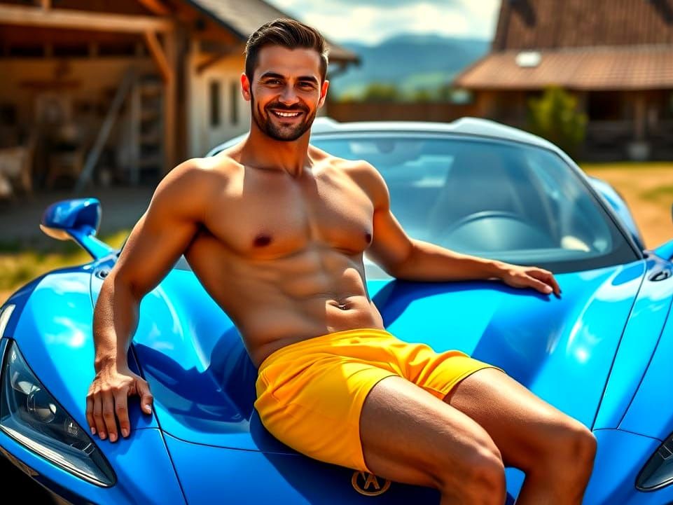 Male Model Beauty Portrait  by @Thomas-Future