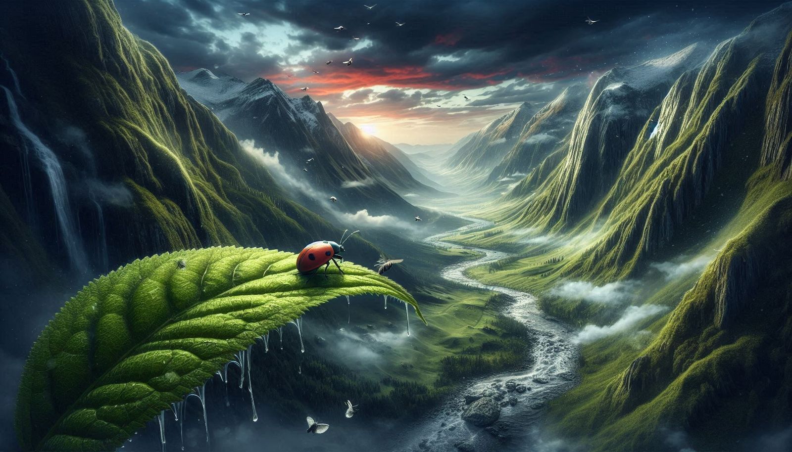 Flying where the wind blows