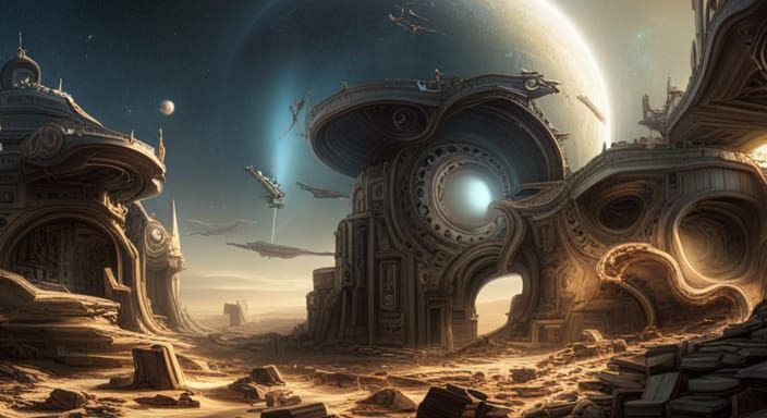 Weirdest of space goggles Epic cinematic brilliant stunning ...