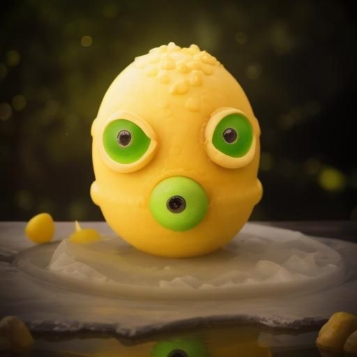Closeup, Front Facing, Front View, The Lemon Monster is a su...