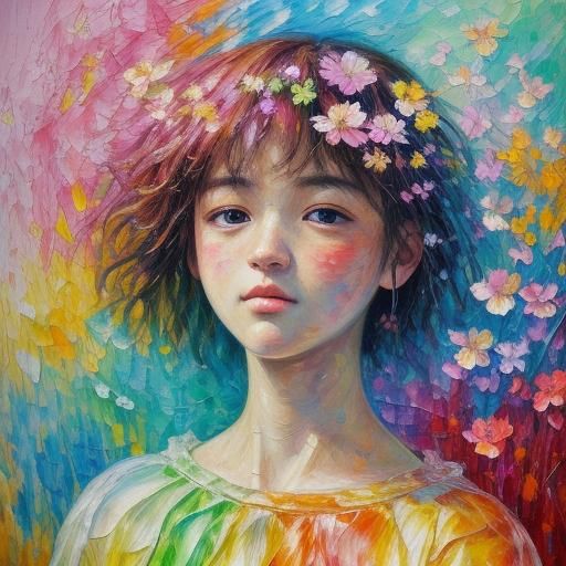 Spring Bloom: Birds and Blossoms in Impressionist Style