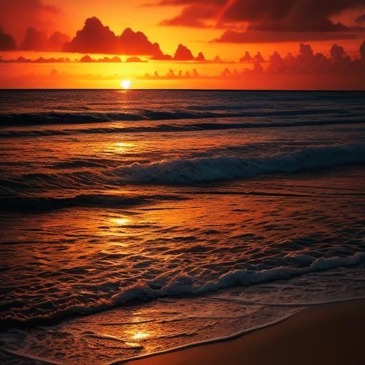 Tropical Beach Sunset
