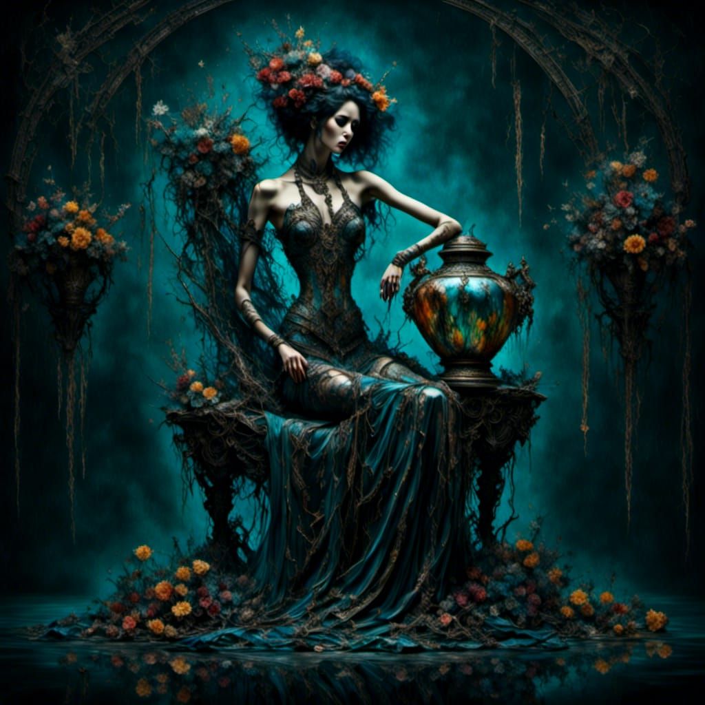 Pandora and her Vase