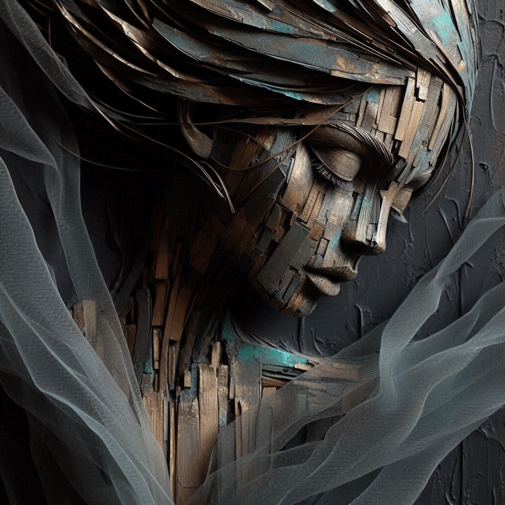 Almost alive sculpture.