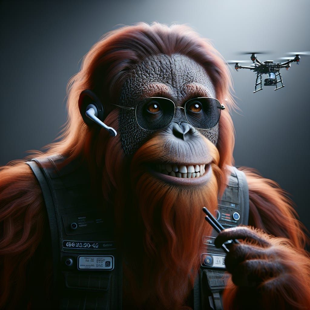 Monkey doesn’t wear any pants