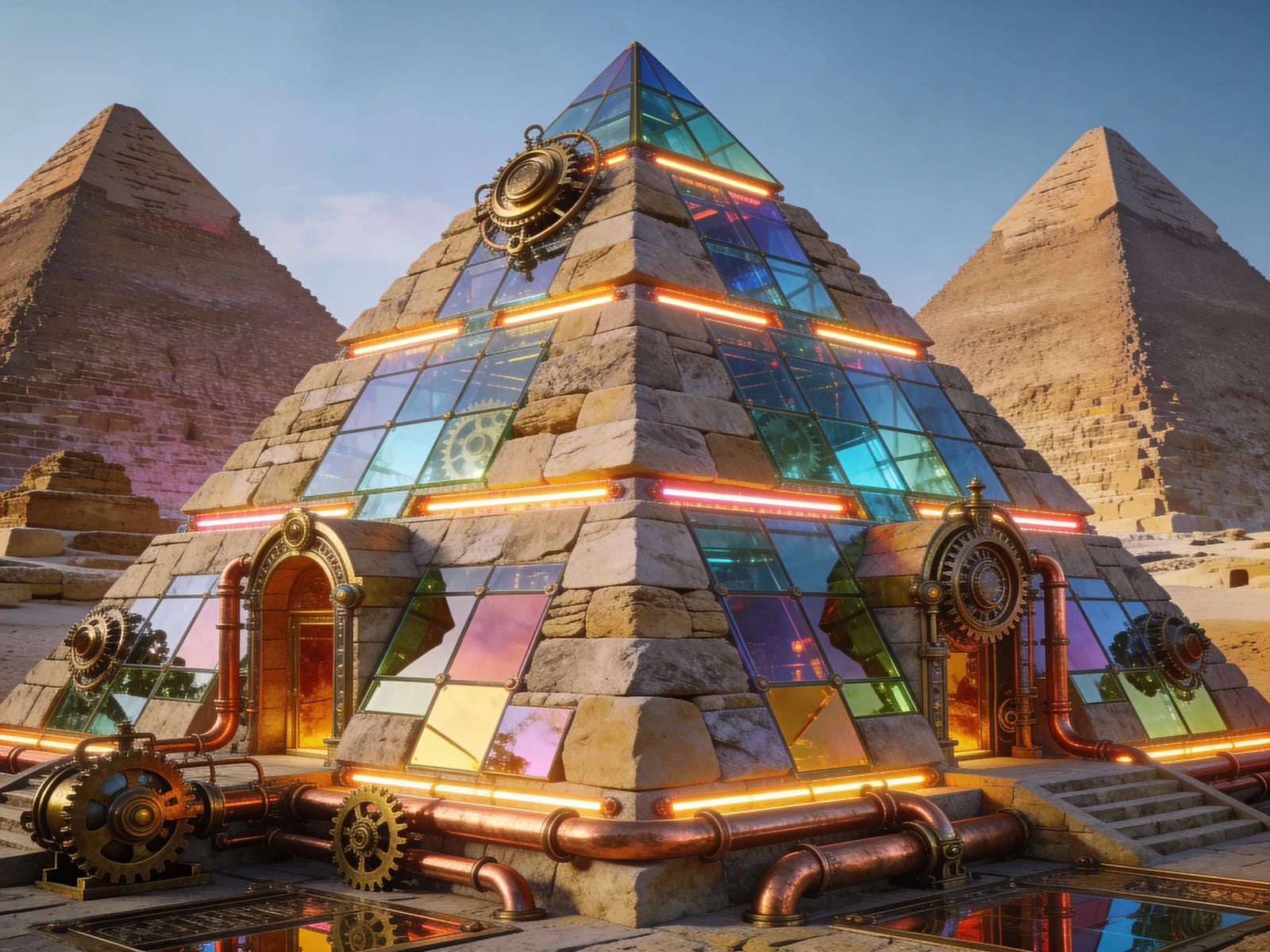 The pyramids of Egypt  by @Fisher