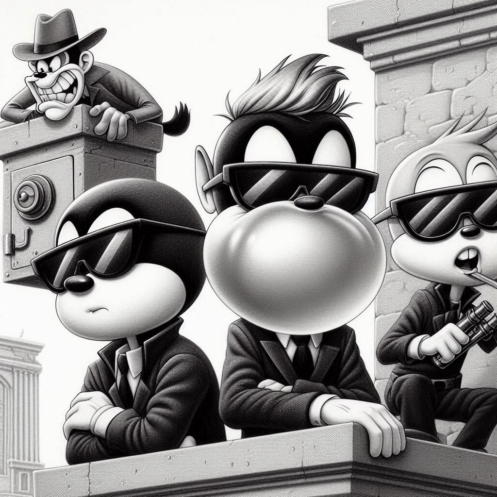 Yakko, Wakko & Dot as Special Agents