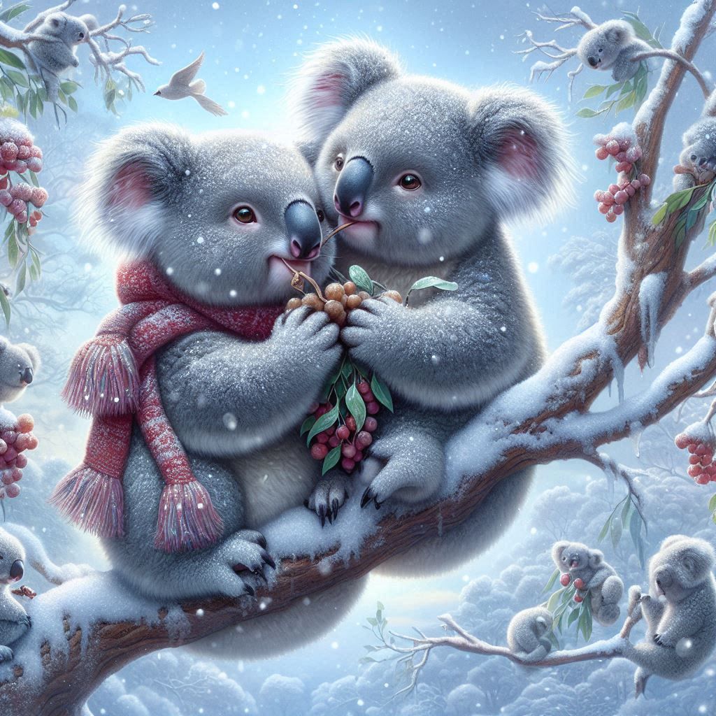 Koala Having a Snack !! Take 2