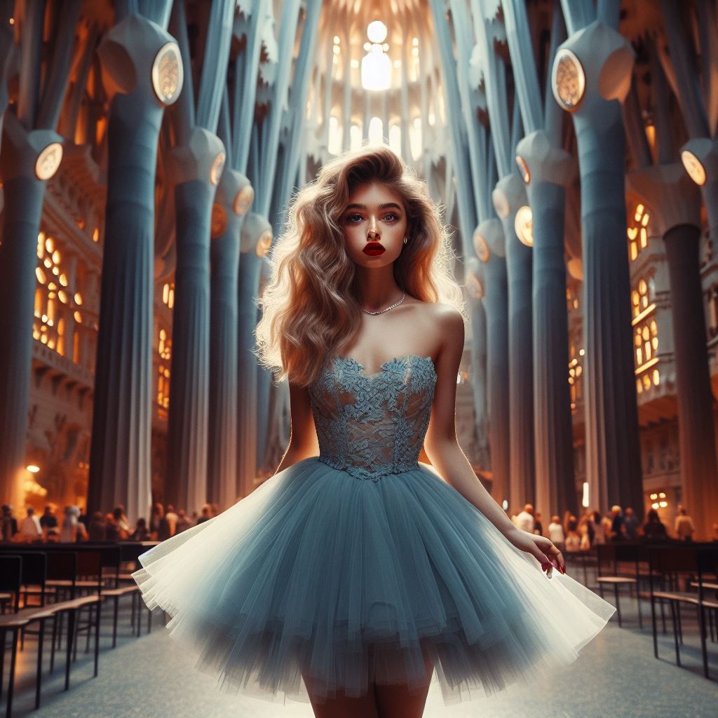 April exploring the largest unfinished Catholic church in th...