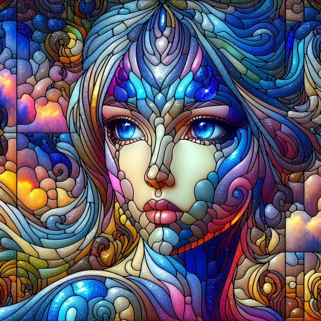 IRIDESCENT  GIRL
