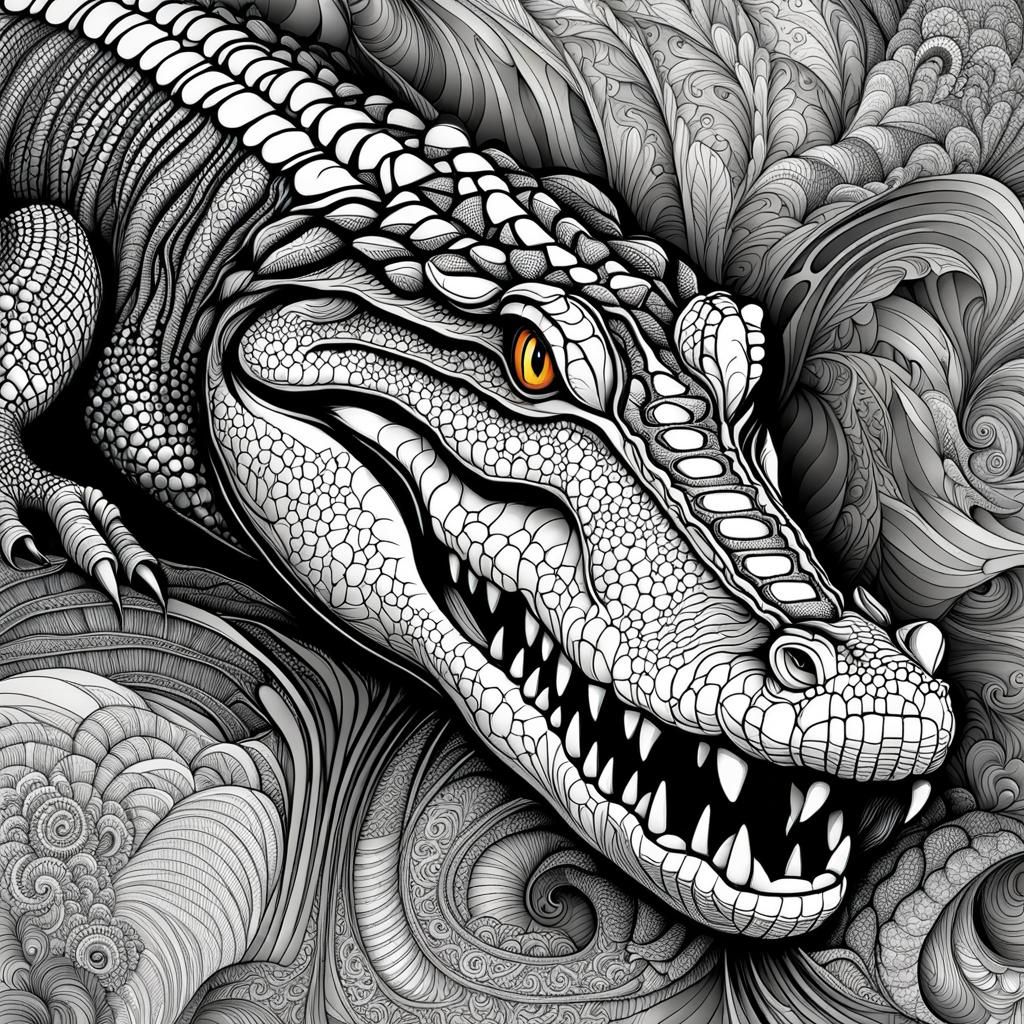 alligator - AI Generated Artwork - NightCafe Creator