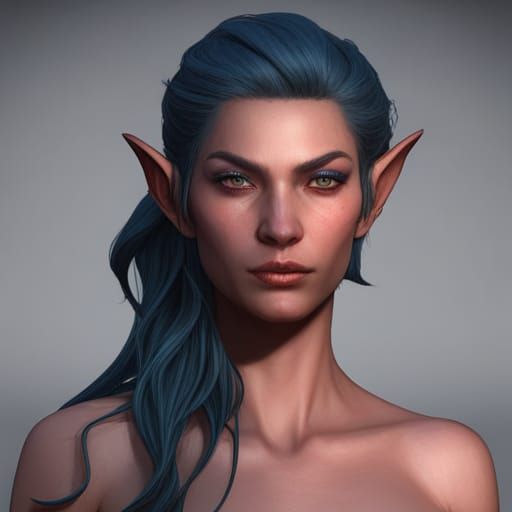 Mystic Arcanist: Graceful Magic in Elven Form - AI Generated Artwork ...